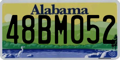 AL license plate 48BM052