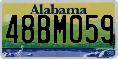 AL license plate 48BM059