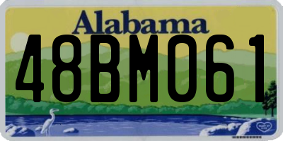 AL license plate 48BM061