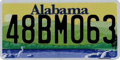 AL license plate 48BM063