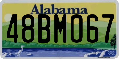 AL license plate 48BM067