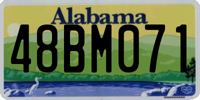 AL license plate 48BM071