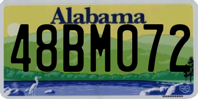 AL license plate 48BM072