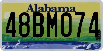 AL license plate 48BM074