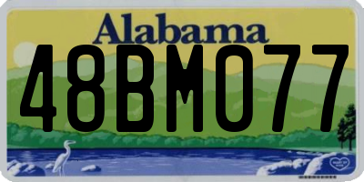 AL license plate 48BM077