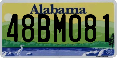 AL license plate 48BM081