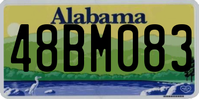 AL license plate 48BM083