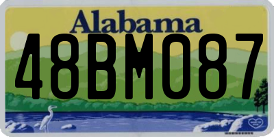 AL license plate 48BM087
