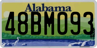 AL license plate 48BM093