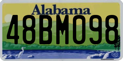 AL license plate 48BM098