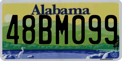 AL license plate 48BM099