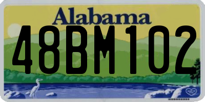 AL license plate 48BM102