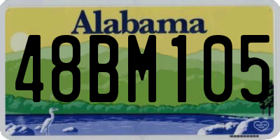AL license plate 48BM105