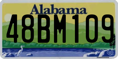 AL license plate 48BM109
