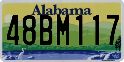 AL license plate 48BM117