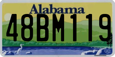 AL license plate 48BM119