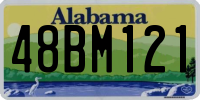 AL license plate 48BM121