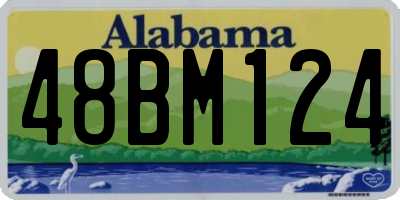AL license plate 48BM124