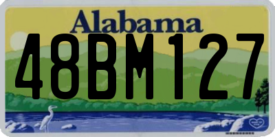 AL license plate 48BM127