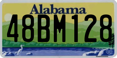AL license plate 48BM128