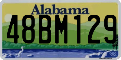 AL license plate 48BM129
