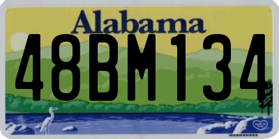 AL license plate 48BM134