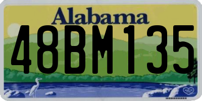 AL license plate 48BM135