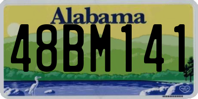 AL license plate 48BM141