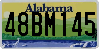 AL license plate 48BM145