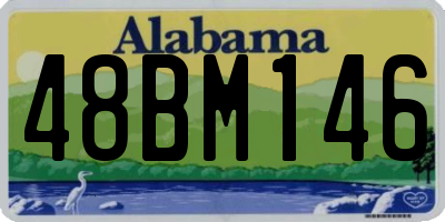 AL license plate 48BM146
