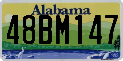 AL license plate 48BM147