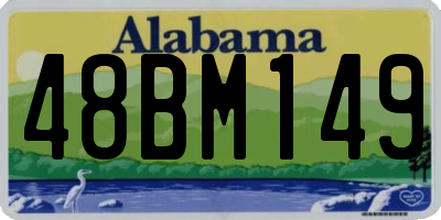 AL license plate 48BM149