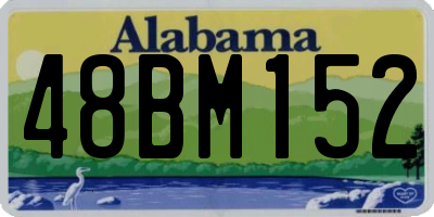 AL license plate 48BM152