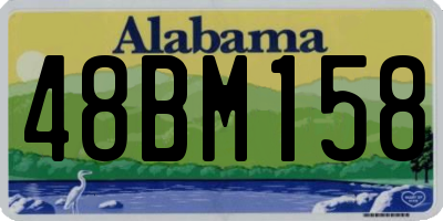 AL license plate 48BM158