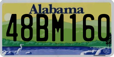 AL license plate 48BM160