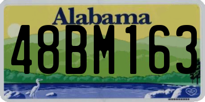 AL license plate 48BM163