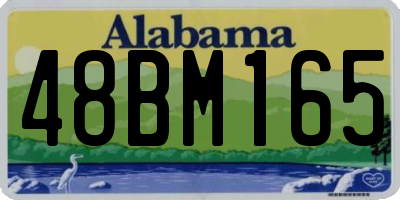 AL license plate 48BM165