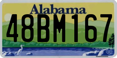 AL license plate 48BM167