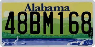 AL license plate 48BM168