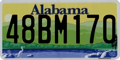 AL license plate 48BM170