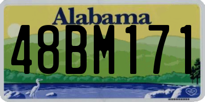 AL license plate 48BM171