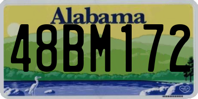 AL license plate 48BM172