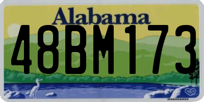 AL license plate 48BM173