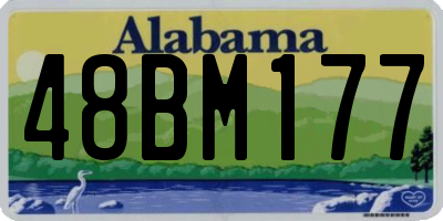 AL license plate 48BM177