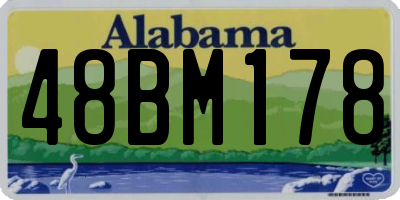 AL license plate 48BM178