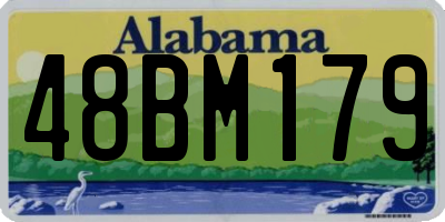 AL license plate 48BM179