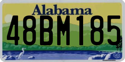 AL license plate 48BM185