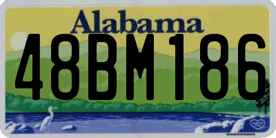 AL license plate 48BM186