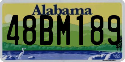 AL license plate 48BM189