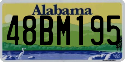 AL license plate 48BM195